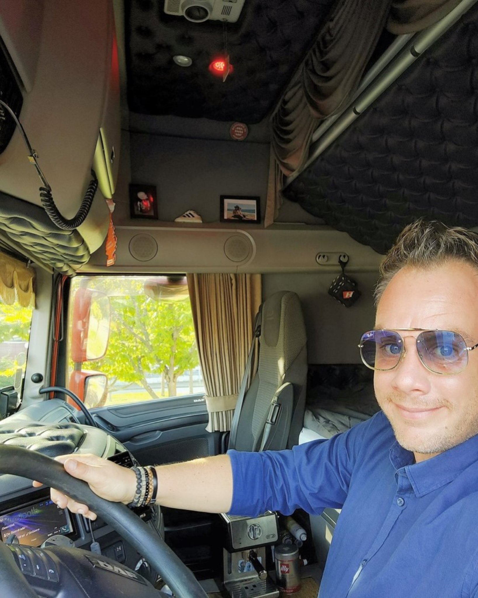 Vrachtwagenchauffeur Sebastian Hoefs