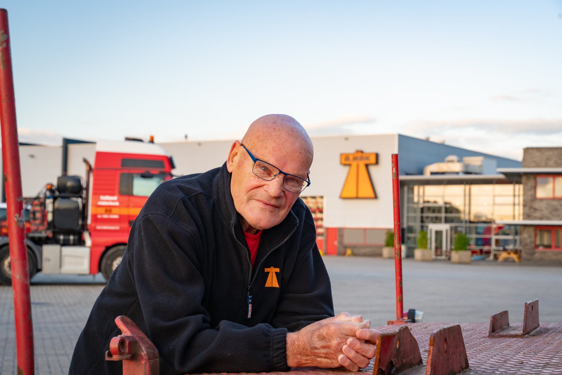 Internationaal vrachtwagenchauffeur Wim Brouwer