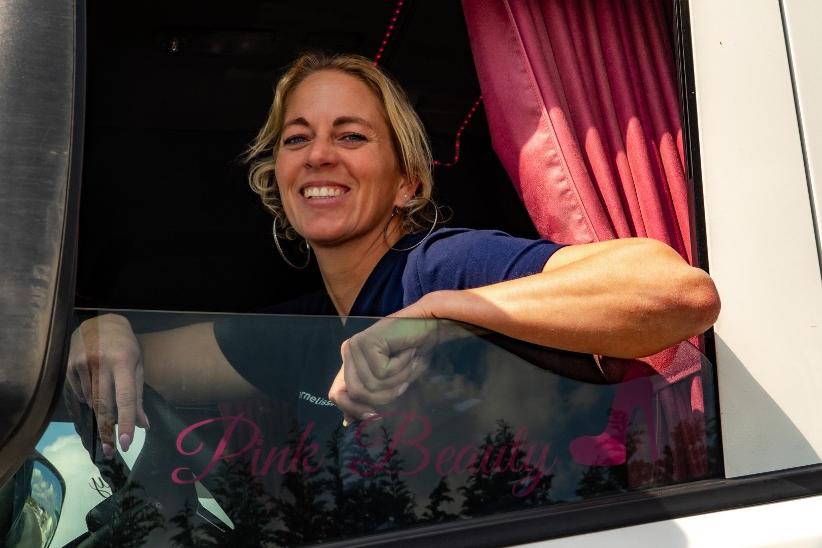 Vrachtwagenchauffeur Bianca Tüss