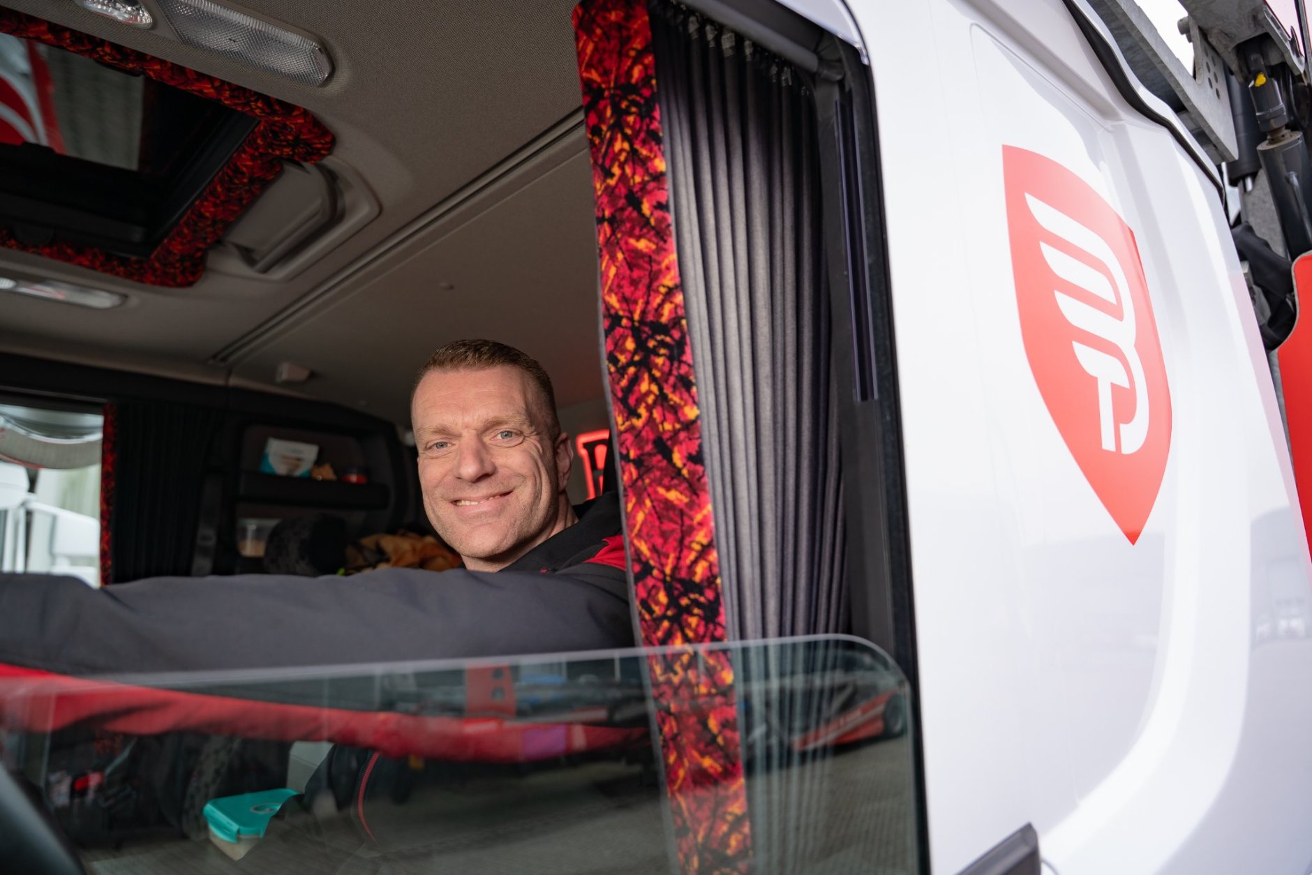 Vrachtwagenchauffeur autotransport Leon Boon