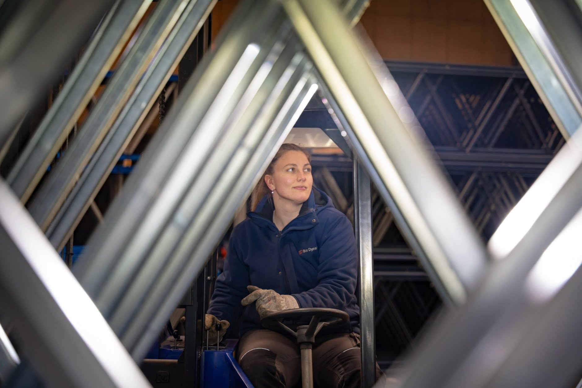 Vrachtwagenchauffeur Marlinde Bulsink Internationaal Transport