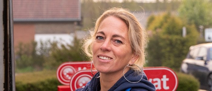 Vrachtwagenchauffeur Bianca Tüss