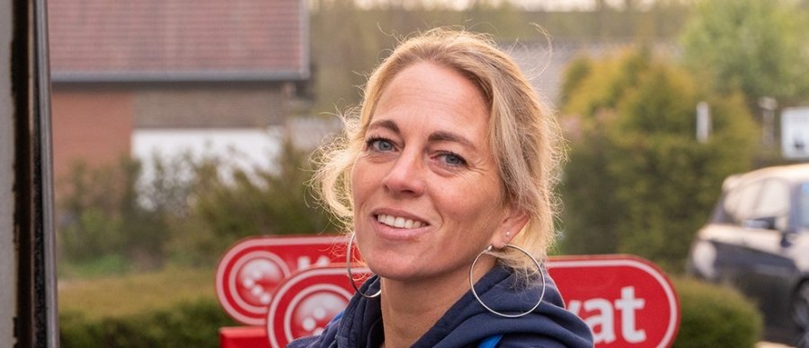 Vrachtwagenchauffeur Bianca Tüss