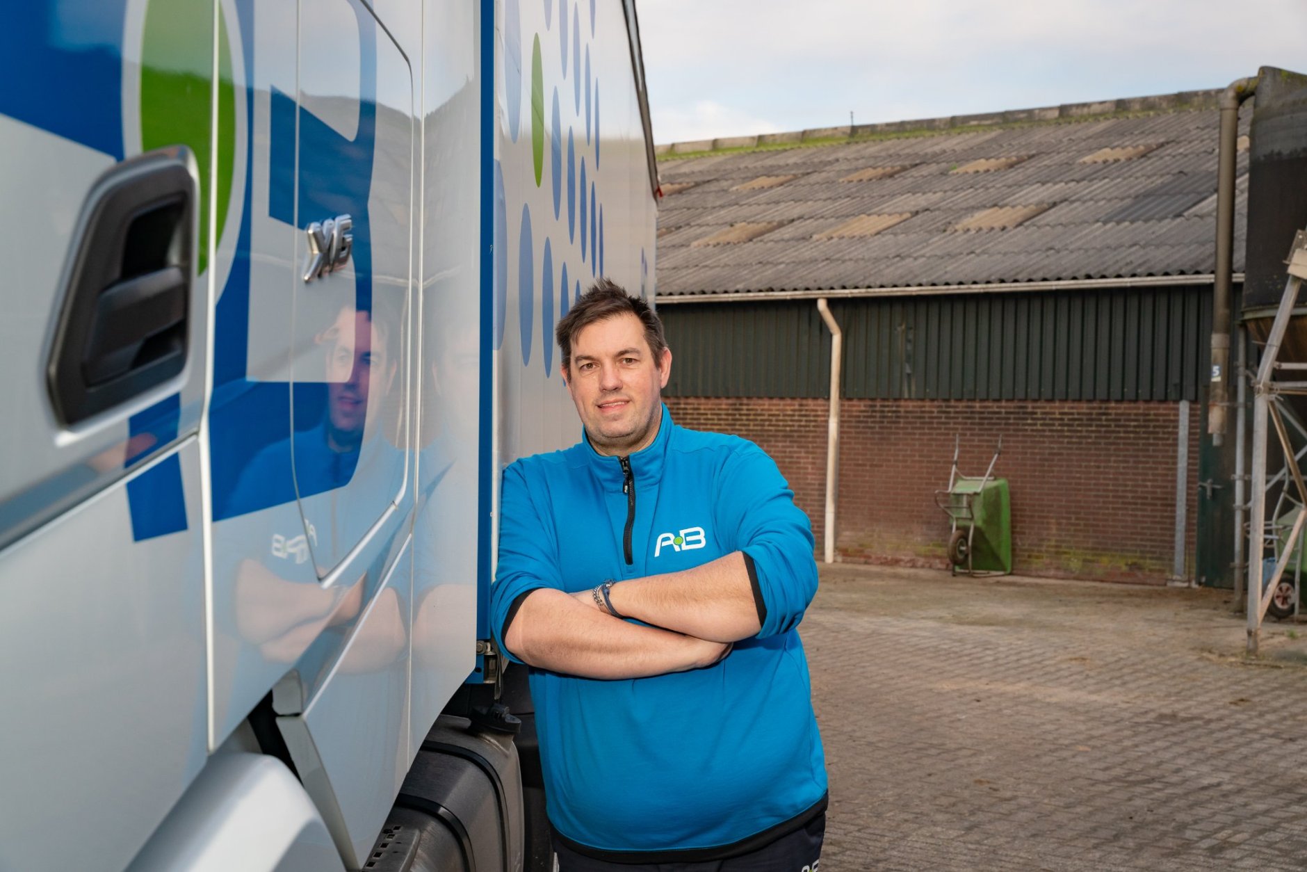 Vrachtwagenchauffeur Sebastiaan Schilstra Agrarisch Transport