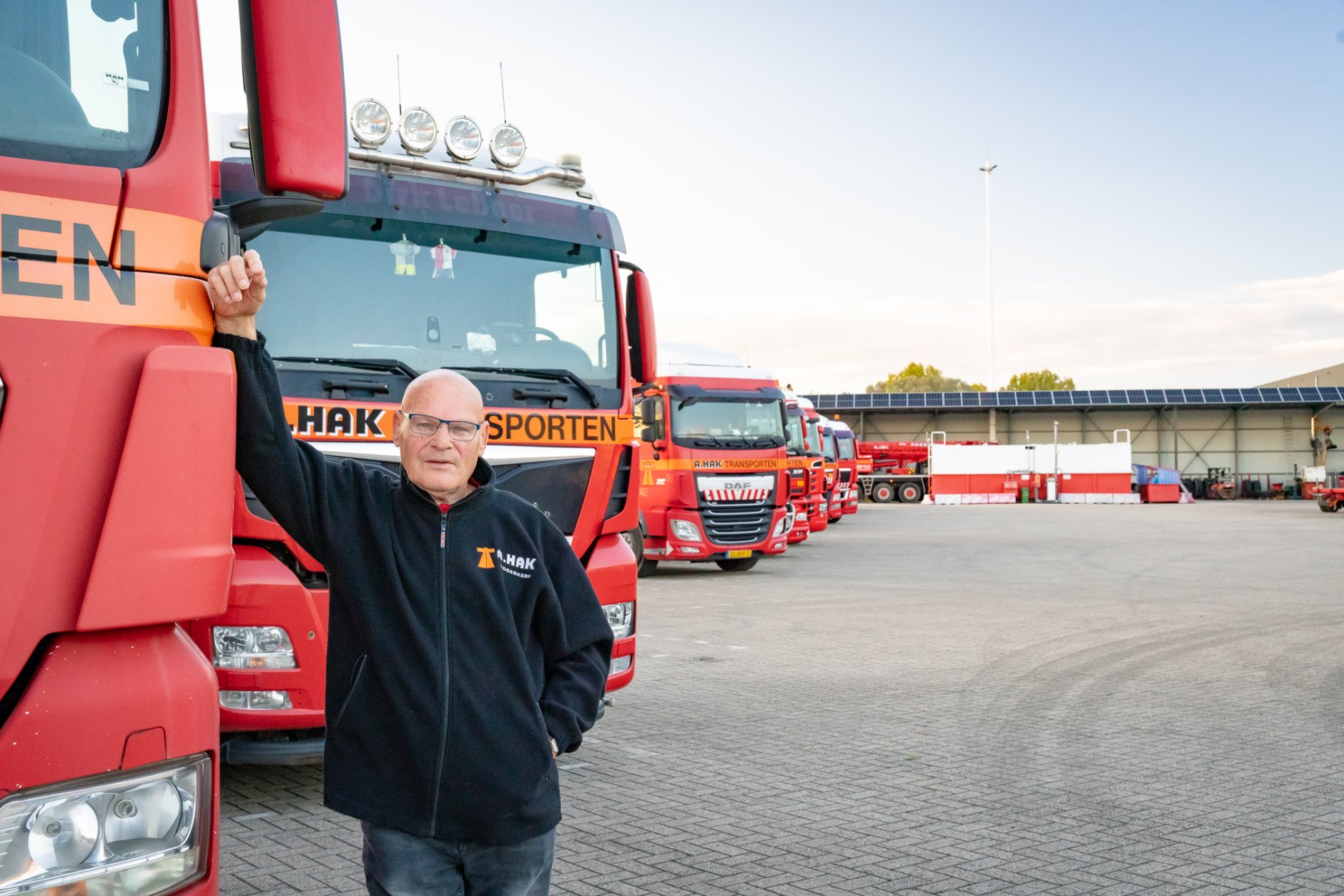 Internationaal vrachtwagenchauffeur Wim Brouwer