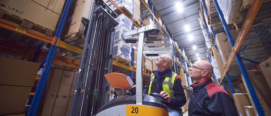 Veilig werken in een warehouse
