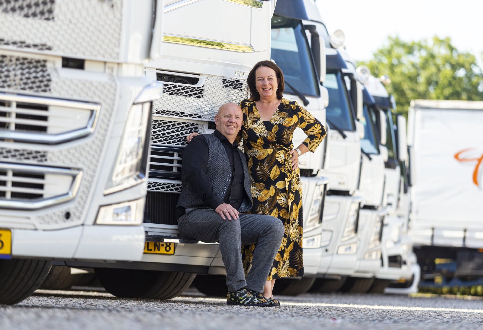 Wim en Monique van Hertgers transport en Expeditie BV