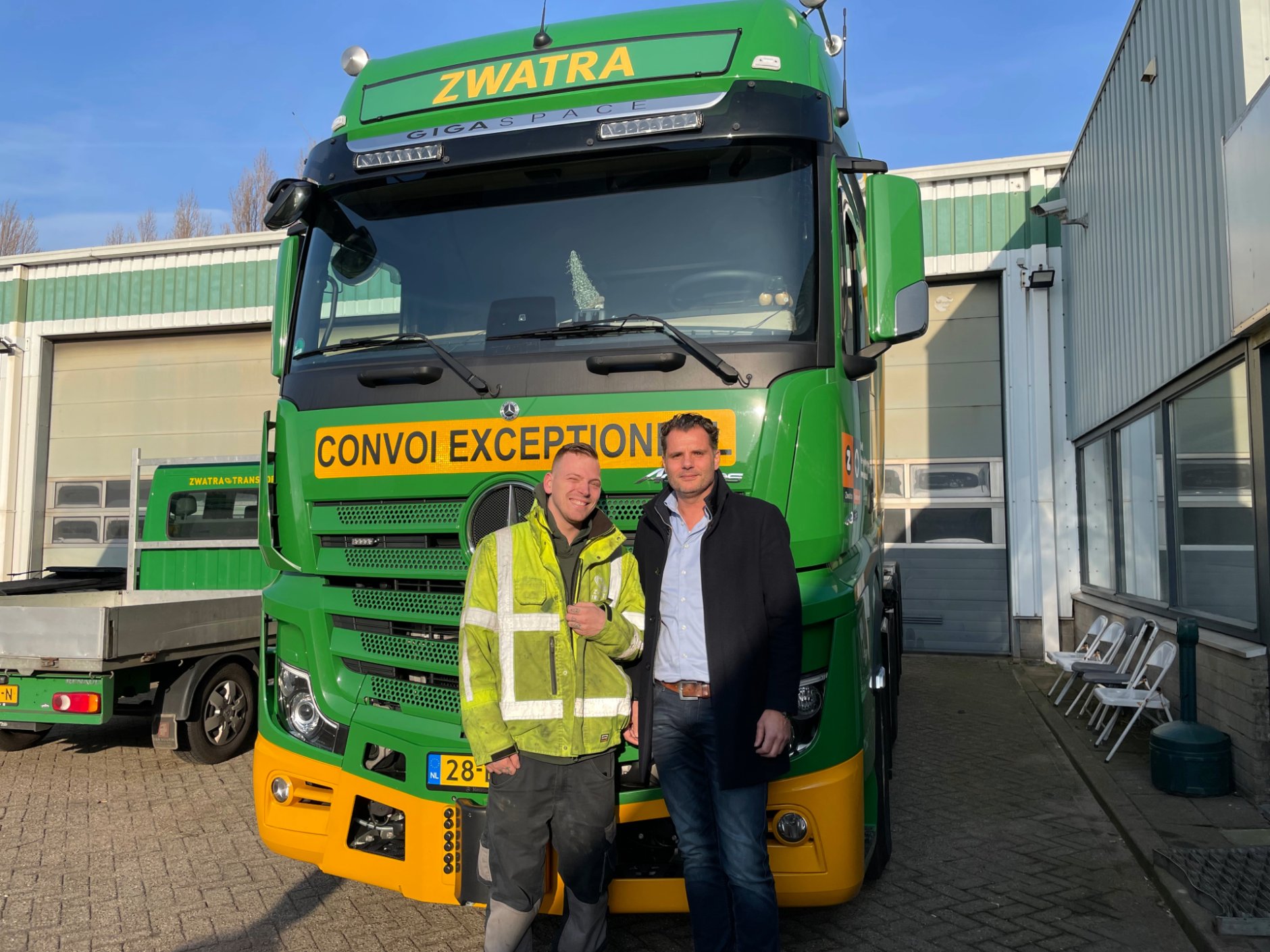 Dennis de Groot en Rick den Brabander Zwatra Transport