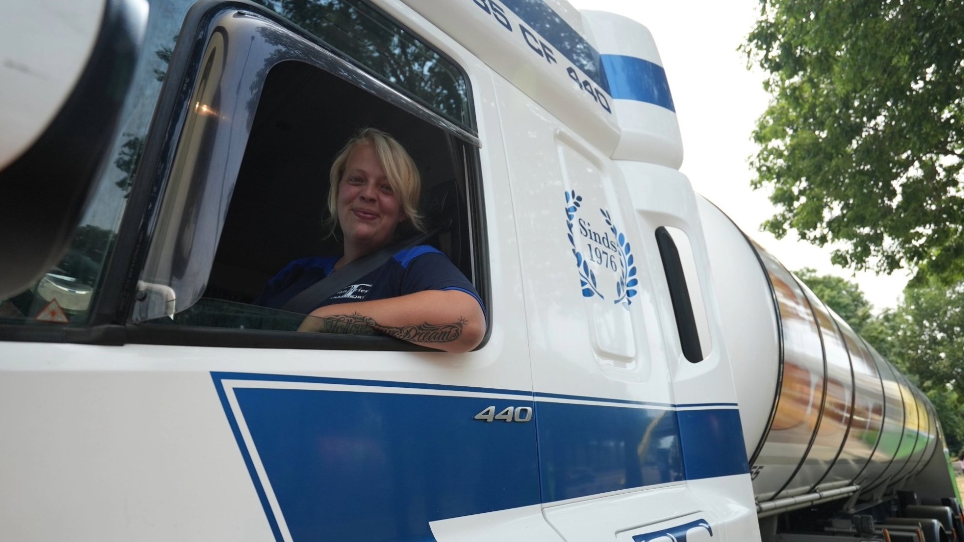 Youtube filmpje Rijdend melkontvangst