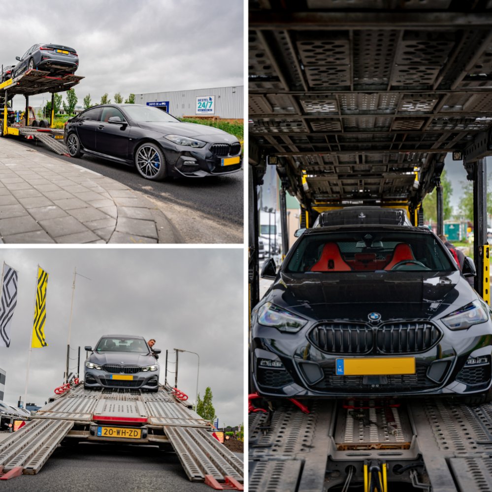 Vrachtwagenchauffeur Peter van Houte in de autotransport