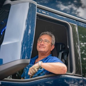 Internationaal chauffeur Arend van der Hoeven
