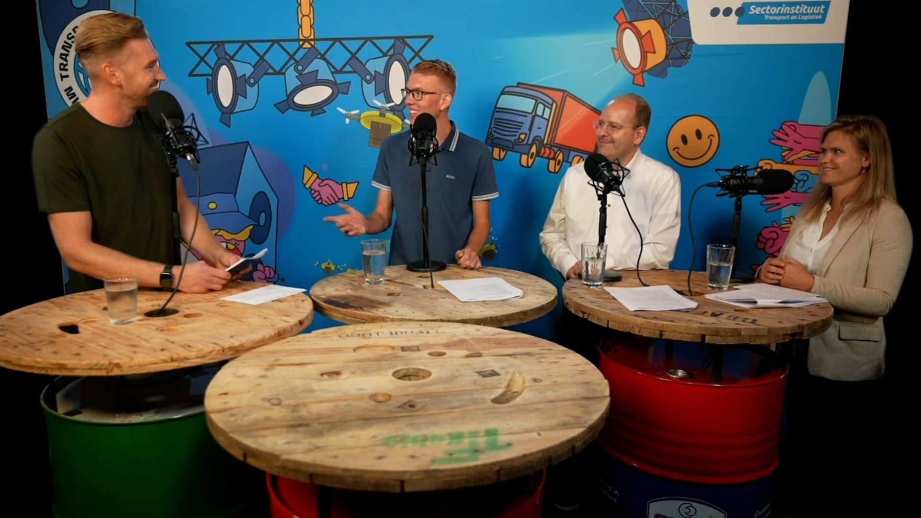 Mijn wereld podcast over leren en werken in de transport