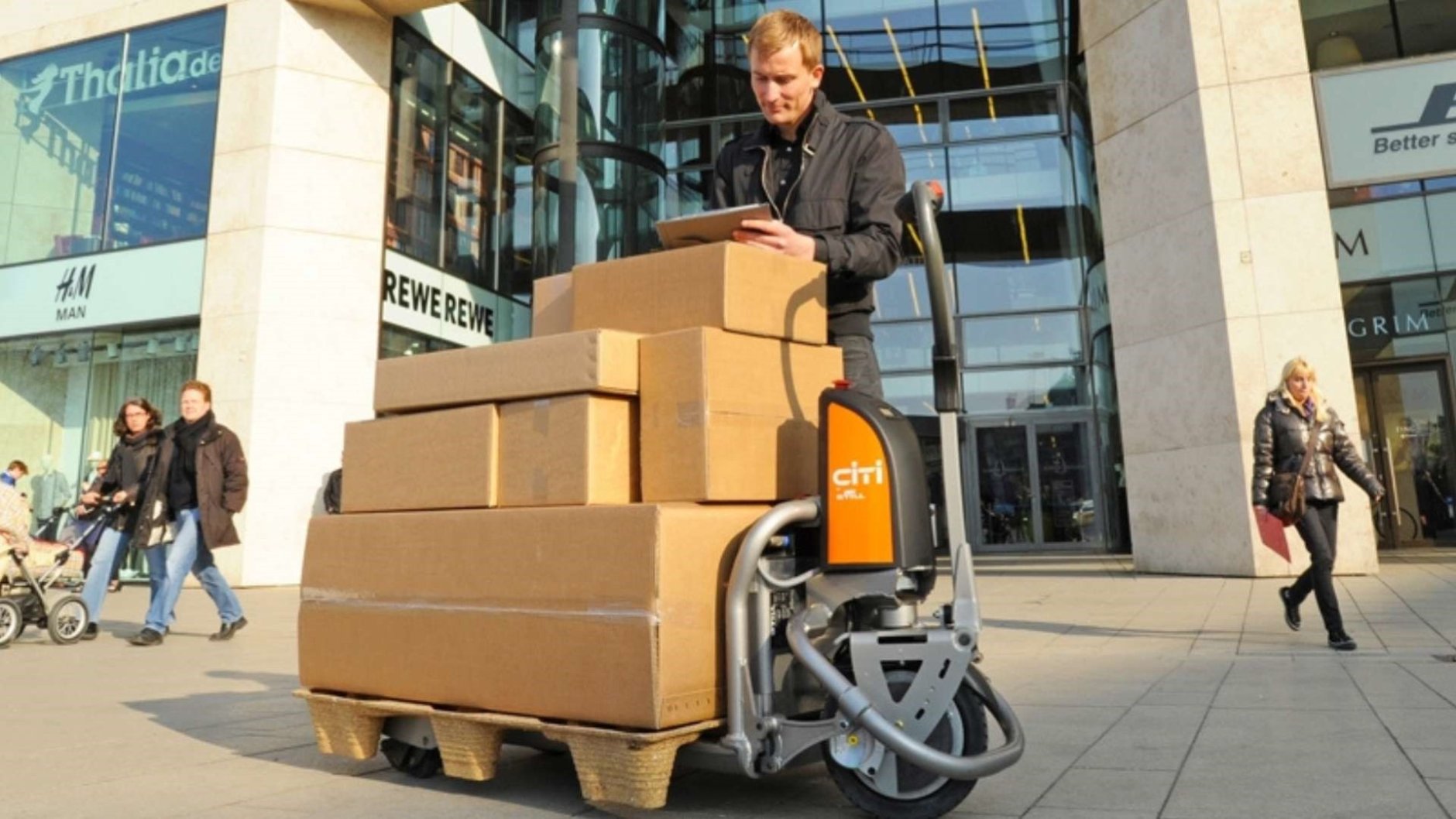 Toolbox STL voor veiligheid in transport en logistiek, elektrische pallettruck